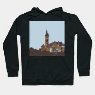 Glasgow University tower Hoodie